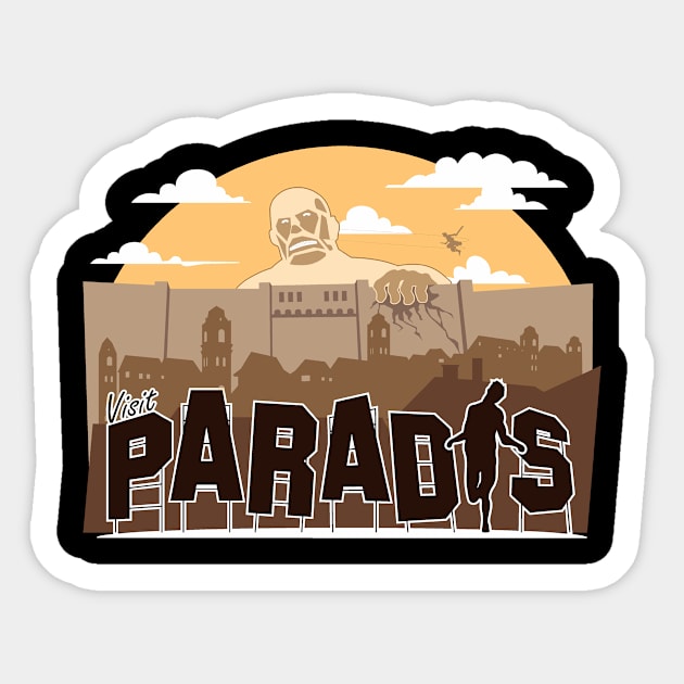 Visit Paradis Sticker by se7te